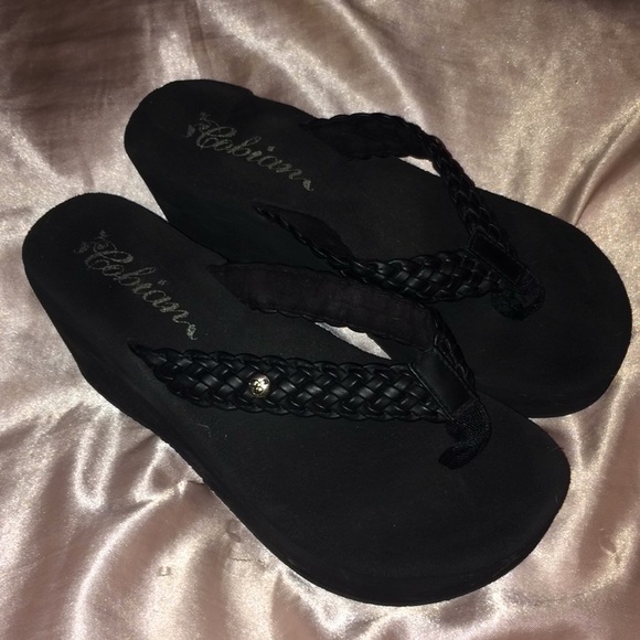 cobian wedge flip flops